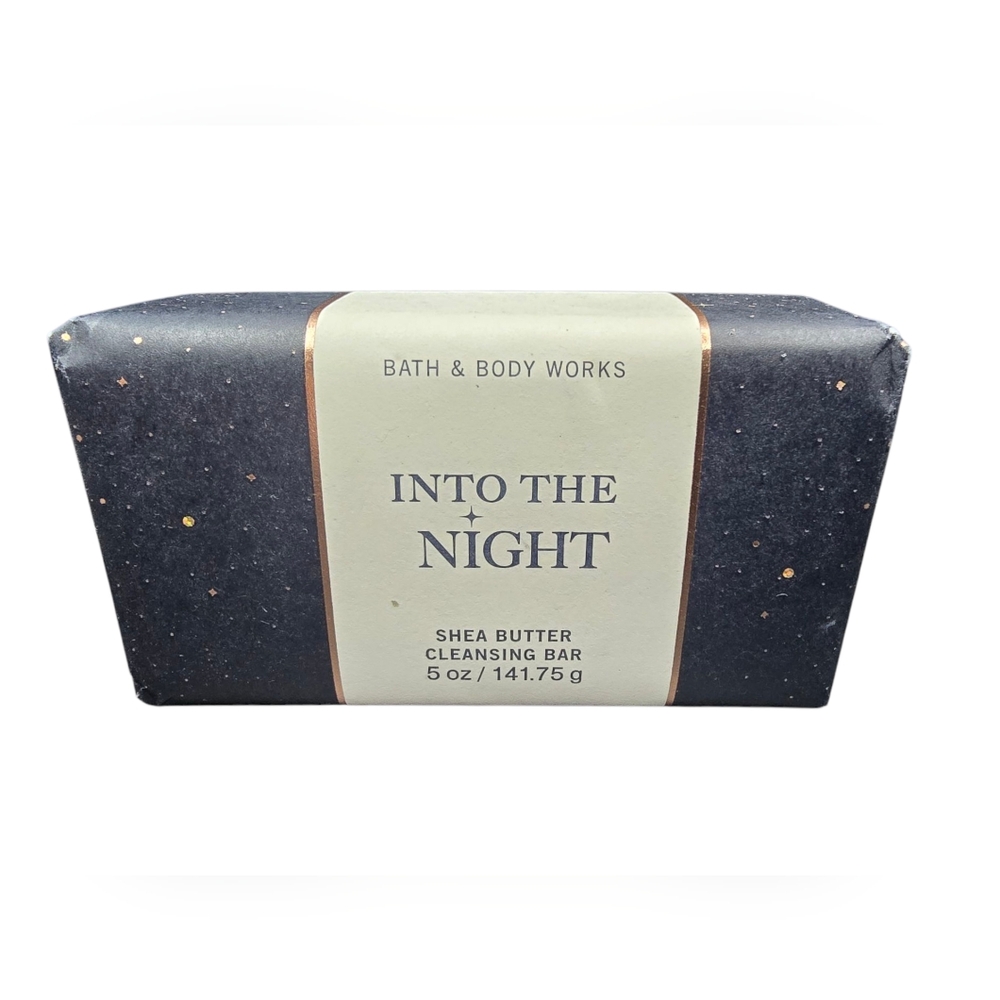 NEW Bath & Body Works Into The Night Scented Shea Butter Cleansing Bar Soap 5 oz